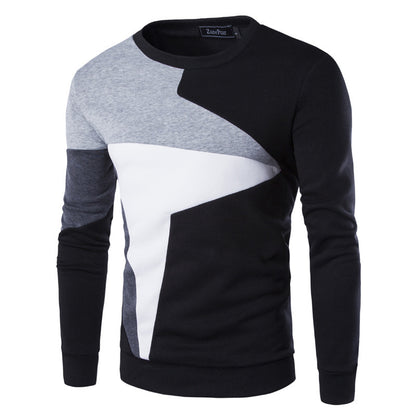 Sweaters Men New Fashion Printed Casual O-Neck Slim