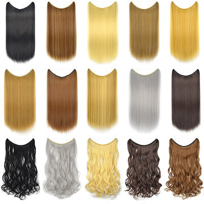 Hair Extensions Secret Fish Line Silky Straight Synthetic