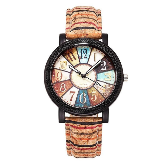 Women Quartz Wrist Watch Gift Clock Casual Vintage Leather