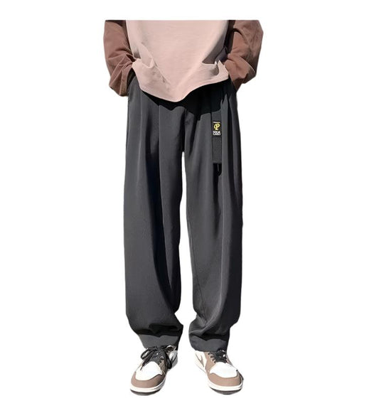 Men's Loose Straight Wide Leg Casual Track Pant