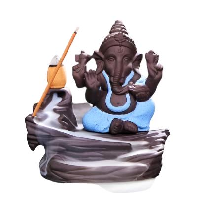 Lord Ganesha Smoke Backflow Cone Incense holder