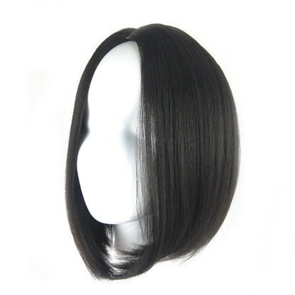 Short Human Hair Wigs Bob Brazilian Black (Wig Women )