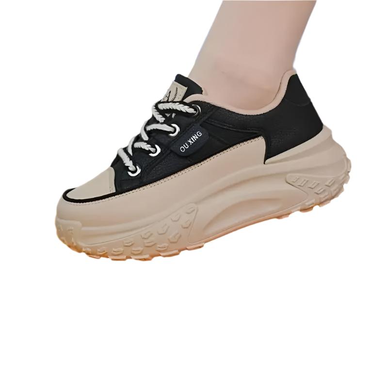 Zapatillas deportivas informales para mujer color negro