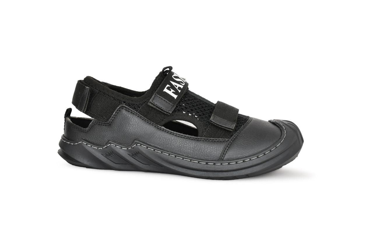 Men's Casual Daily-wear Sandals-Black