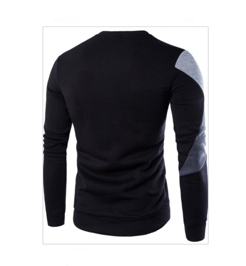 Sweaters Men New Fashion Printed Casual O-Neck Slim