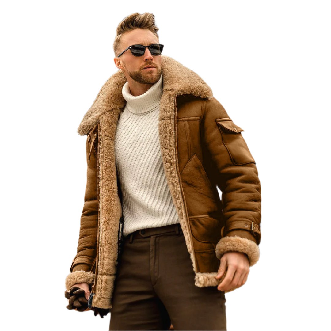 Veste d'hiver en polaire militaire pour homme